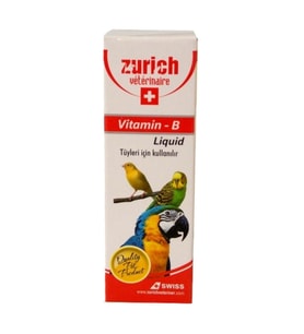 Zurich Kuş Vitamini A, D3, E, C Vitaminleri 30 ml