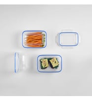 4'lü Contalı Dikdörtgen Set(400,800,1400,2300 ml)