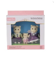 Mulvxurg  Urg02 Bay Dreamy 3 Lü Kedi Ailesi Figür Seti (Mulvix)