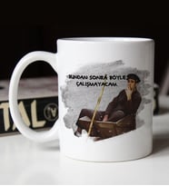 BK Gift Emekli Tasarımlı Beyaz Kupa Bardak-1, Erken Emekli, Yeni Emekli, EYT Hediyesi