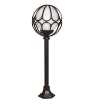 AVONNI BSU-68081-BSY-M7-BOP Siyah Boyalı Dış Mekan Aydınlatma E27 ABS Polietilen Cam 30cm