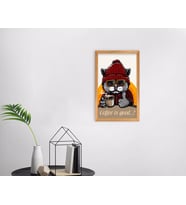 BK Home Coffee Tasarımlı Dekoratif Retro Ahşap Tablo-2