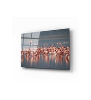 Miyrem Glasses Collection -A1^#  Flamingo Cam Tablo (Çok Renkli)