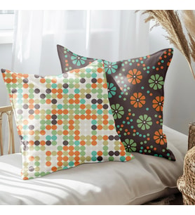 eJOYA Modern Tasarımlı 2'li Yastık İçi Ve Kırlent Kılıfı 45cm 113459