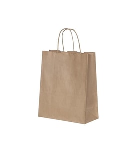 18x8x24 Büküm Saplı Çanta 10'lu Kraft