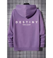 Unisex Destiny Baskılı Sweatshirt (Lila)
