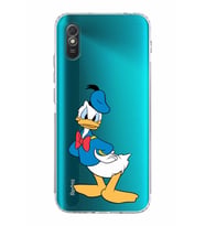 Xiaomi Redmi 9A  Kamera Korumalı Kapak Donald Duck Tasarımlı Şeffaf  Kılıf