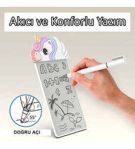 Silikon Figürlü Manyetik Mini Yazı Tahtası 5,5" - 14 cm