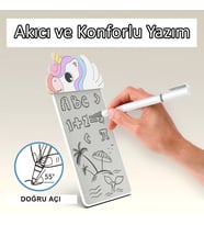 Silikon Figürlü Manyetik Mini Yazı Tahtası 5,5" - 14 cm