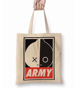 Bt21 Army Bts Bez Çanta Uzun Saplı