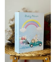 Rabsev RS306 Fotoğraf Albümü 10x15cm 200 Fotoğraf Kapasiteli Baby Desenli Lüks Albüm
