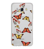 PrintiFy Samsung Galaxy J5 2016 ile Uyumlu 1mm Slim Fit Water Color 2 Baskılı Şeffaf  Kılıf