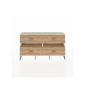 Arges Konsol 2 Raflı 4 Çekmeceli  176x30x99 Aytaşı-Çam