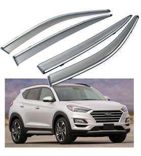 Hyundai Tucson Uyumlu 2015 2020 Kromlu Cam Rüzgarlığı Parça