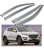 Hyundai Tucson Uyumlu 2015 2020 Kromlu Cam Rüzgarlığı Parça