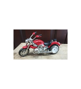 Kırmızı Motosiklet Şeklinde Masa Saati