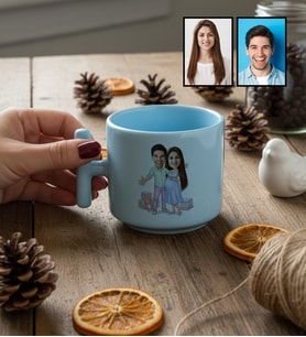 Kişiye Özel Karikatürlü Hamile Anne Adayına Hediye T Pastel Kupa Anneler Günü Hediyesi