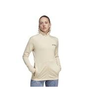 adidas W Mt Full Z Fle Kadın Outdoor Ceketi HZ1369 Bej