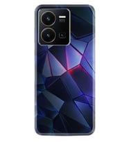 Vivo Y22 Kılıf Resimli Desenli Silikon Platinium Series Üçgenler 2 1872