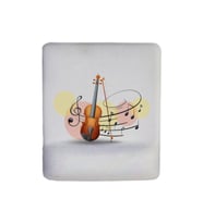 Music Violin Bilek Destekli Mouse Pad