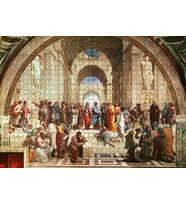 raffaello atina okulu Ahşap Puzzle 1000 Parça AHŞAP ALT TABAN VE ÇERÇEVELİ