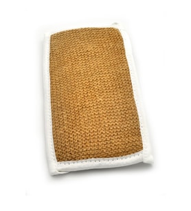 Doğal Jüt İp Banyo Sırt Lifi Hamam Sırt Kesesi 15x27 cm. (Renksiz)