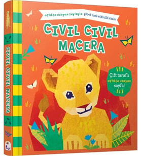 Cıvıl Cıvıl Macera Açtıkça Uzayan Göbek Üstü Etkinlik Kitabı (Ciltli)