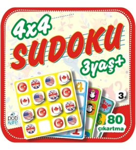 4 x 4 Sudoku – 3 (3 Yaş +)