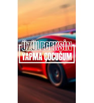 Üzüleceksin Yapma Çocugum 20x8,5 Jdm Yazı Araba-motosiklet Cam Etiket Sticker Beyaz Renk