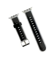 Movenchy Apple Watch 38mm Jelly Silikon Kordon - Siyah