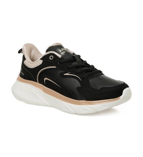 Kinetix Mone Pu W 5Pr Kadın Siyah-Ekru (36-40) Sneaker Ayakkabı