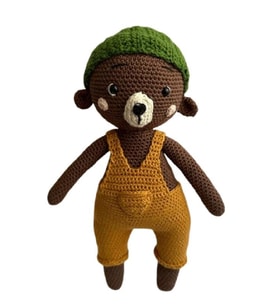 Yoko Ayıcık Amigurumi Organik Oyuncak