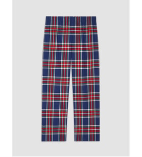 LCW DREAM Lacivert Beli Lastikli Ekose Kadın Pijama Altı