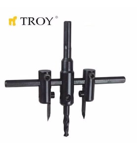 TROY 27401 Ayarlanabilir Alçıpan Delme Seti (30-120mm) (Karışık)