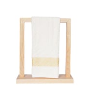 Vos Versa Bursa Varak Serisi 50x90cm %100 Pamuk Yüz Havlusu Beyaz VVHM0014