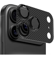 Apple iPhone 17 Pro İçin Zore CL-21 Karbon Kamera Lens Koruyucu (Siyah)