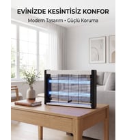 Elektrikli UV Sinek Öldürücü Lamba Çift Işıklı Güçlü Koruma