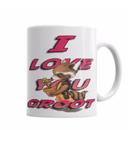I Love You Groot Kupa Bardak Porselen