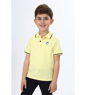 Toontoy Erkek Çocuk Baskılı Tişört (Açık Sarı)