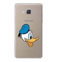 Samsung Galaxy A5 (2015)  Kapak Donald Duck Tasarımlı Şeffaf Silikon Kılıf