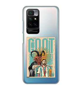 Redmi 10 2022 Uyumlu Lionel Messi Desenli Şeffaf Telefon Kılıfı