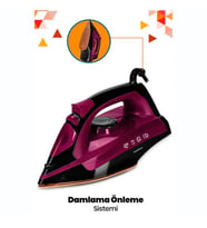 st-7600 2200w buharlı ütü