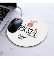 Hediyelik Tekstil Mühendisi Temalı Yuvarlak Mousepad