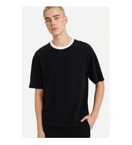 Defacto 26Y801002257 Siyah Erkek T-Shirt F8673AX/BK81