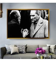 Altın Çerçeveli dekoratif tablo a440 (Gold)