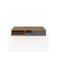 Kronos TV Ünitesi 2 Raflı 2 Çekmeceli  220x59x51 Çam-Antrasit