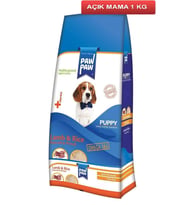 Paw Paw Kuzu Etli ve Pirinçli Yavru Köpek Maması 1 Kg AÇIK