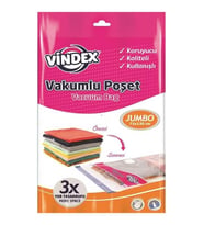 Vındex Plastik Vakumlu Poşet Jumbo Tekli 73*130 Cm 1 Parça