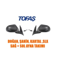 Tofaş Doğan Şahin Kartal Slx Uyumlu Sağ + Sol Dış Ayna Takımı