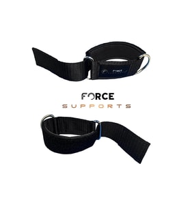 Force SupportsFitness Ağırlık Ayak Bilek Kayışı - Fitness Ağırlık Çekiş Aparatı (2 Adet) (Siyah)